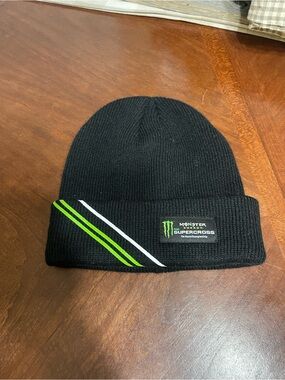 Monster Energy Supercross Black Beanie NWOT